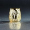 thumbnail image 1 of 4 x 4 in. Glass Candle Holder, Silver, 1 of 1