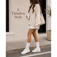 thumbnail image 2 of Miaocao Womens Slouch Scrunch Boot Socks, 6-Pairs Retro Cushioned Knee High Soft Knit Sock Girls Casual Athletic, 2 of 7