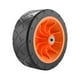 thumbnail image 3 of Rueda de carro de camping de 19 cm, silenciosa, para mantenimiento y reparación de carros de playa. Naranja, 3 of 8