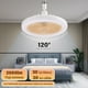 thumbnail image 5 of Ventiladores de Techo E27 Amariilo con Luz LED Ajustable y Ahorro Energético para Dormitorios y Ofic, 5 of 6