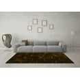 thumbnail image 3 of Ahgly Company Machine Washable Indoor Rectangle Abstract Yellow Contemporary Area Rugs, 5' x 8', 3 of 4