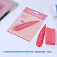 thumbnail image 2 of 10Pcs Colored Tailor's Chalk Set with Sharpening Tool and Plastic Bone Folder Sewing Creasing Tool for Fabric Tailoring, 2 of 8
