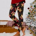 thumbnail image 2 of Gibobby Leggings de Navidad para mujer Leggings deportivos estampados navideños de moda informal para mujer Leggings de yoga informales(Caqui,CH), 2 of 5