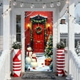 thumbnail image 6 of Hometravel Large Christmas Door Cover, Festive Seasonal Entryway Decoration, Holiday Theme Fabric Wall Hanging for Home and Party, 6 of 6