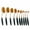 Black, variant on Beauty Experts Set of 10 Oval Beauty Brushes