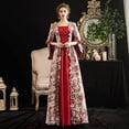 thumbnail image 2 of KEMAO Rococo Baroque Marie Antoinette Dresses 18th Century Renaissance Costumes Historical Period Dress Ball Gown, 2 of 5