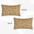thumbnail image 4 of Kdxio Cotton Pillow Cases 14"x20" Pillowcases,Soft and Breathable Bedroom Pillow Cases-Brown Flowers, 4 of 8