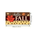 thumbnail image 5 of Tainini Fall Pumpkin Front Door Sign, Autumn Harvest Maple Leaf Wood Door Decor, Thanksgiving Wreath Decor,12x6 in, 5 of 5