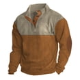 thumbnail image 1 of Spring And Autumn Men's Standing Collar Sweatshirt Is Outdoor Casual Sweaters TopsM, 1 of 3