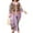 Purple, variant on Womens Kaftan Dress Fashion V Neckline Batwing Sleeve Cover Up Relaxed Fit Maxi Dress Floral Print Travel Lounge Wear Summer 2026 One Size
