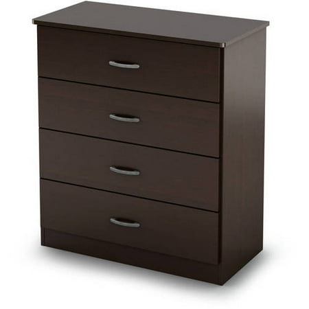 South Shore Smart Basics 4 Drawer Chest Chocolate Walmart Com