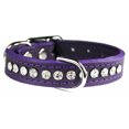 thumbnail image 1 of OmniPet Signature Leather Crystal Dog Collar Made in USA, 1 of 8