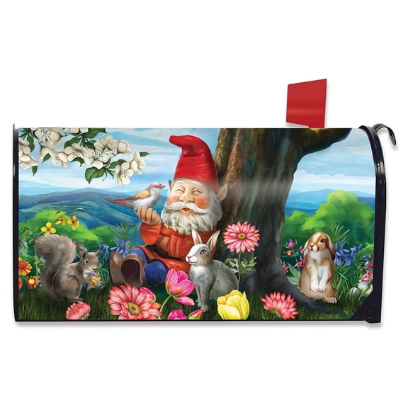 Briarwood Lane Garden Gnome Spring Mailbox Cover