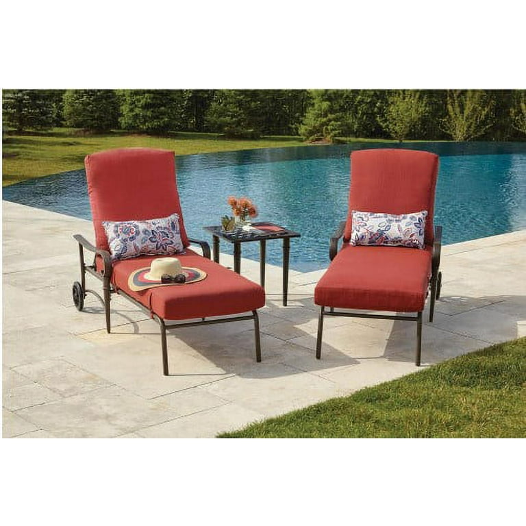 Oak Cliff Metal Outdoor Patio Side Table Walmart