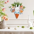 thumbnail image 5 of JHEHF Easter Carrot Shape Wreath 17.7inch Front Door Cute Rabbit Garland Farmhouse Hanging Ornament for Party Decoration Home Garden Wall Window Decor, 5 of 8