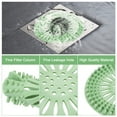 thumbnail image 3 of 5pcs Drain Hair Catcher, EEEkit Silicone Hair Stopper Shower Drain Cover, Drain Hair Sinks Strainer for Bathroom Kitchen, 3 of 6