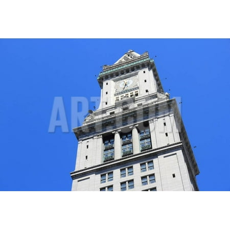 Bostons Custom House - Boston - Custom House Tower Print Wall Art By Tupungato