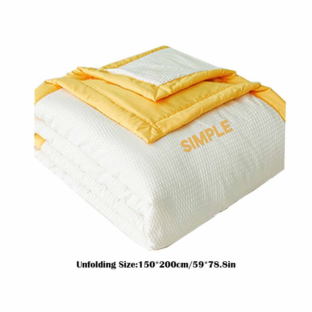 Ohufall Cooling Comforter Super Soft Clouds Lightweight Quilt Thin Summer Bedding Bed Quilt For Student Dormitory Use