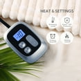 thumbnail image 6 of SUNNY HEAT Heated Electric Blanket Ribbed Flannel 72"x84" Full Size - 10 Heating Settings & 2/4/6/8/10/12 Hours Auto off, Thick and Warm Washable - White, 6 of 7