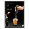 thumbnail image 4 of Milk Frother Handheld Foam Maker for Lattes Coffee Whisk Mixer Foamer for Cappuccino Frappe Matcha Frothing Wand, 4 of 5