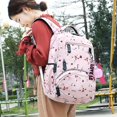 thumbnail image 4 of Mochila escolar grande, bonita mochila escolar para estudiantes, mochilas de libros de escuela primaria impermeables impresas para niñas adolescentes y niños, 4 of 4