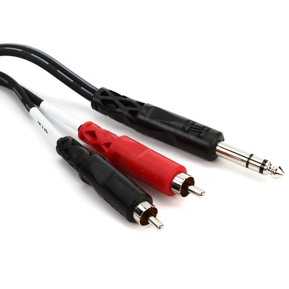 Cable Insert Hosa TRS-203 1/4" TRS a Doble RCA 3 m