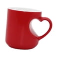 thumbnail image 1 of Taza de café que cambia de color, taza de té para el hogar y la oficina con asa, que cambia de color con el calor. Rojo, 1 of 9