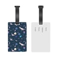 thumbnail image 5 of Sikiie Space Dinosaur Luggage Tags Privacy Cover ID Label Suitcase Tags Identifiers For School Bags,Suitcases, 5 of 7