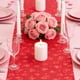 thumbnail image 4 of Corredor Rectangular de Mesa con Estampado de Corazones para San Valentín, 108x11 pulgadas en Poliéster, Mantel Decorativo Rojo/Dorado/Blanco para Cena Romántica/Decoración de Bodas, 4 of 6