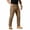 Brown, variant on Zimjoy Men's Hiking Cargo Pants Waterproof Tear Resistant Work Pants Zipper Pockets Regular Fit Tactical Trousers with Belt Loop,Black L
