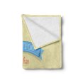 thumbnail image 2 of I Love You More Soft Flannel Fleece Throw Blanket, Vanilla Cookies Font Letter O is as Heart Romantic Design, Cozy Plush for Indoor and Outdoor Use, 60" x 80", Multicolor, by Ambesonne, 2 of 5