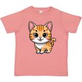 thumbnail image 3 of Inktastic Orange Tabby Cat Kitty Boys or Girls Toddler T-Shirt, 3 of 5