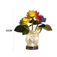 thumbnail image 3 of Lámpara Rose Night Light Recargable LED Flores de escritorio 300mAh Atenuación continua (C) Ndcxsfigh Para estrenar, 3 of 7