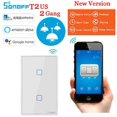 thumbnail image 1 of Sonoff T2 US 2C WiFi Smart Wall Socket with Touch Control and Voice Control for Smart Home, 1 of 5
