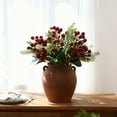 thumbnail image 4 of Fleurs Artificielles pour l'Extérieur Noël Ornements de Baies Rouges Artificielles Fausses Branches de Baies Rouges Fleurs Décoratives Artificielles Baies Rouges Décorations de Noël, 4 of 6