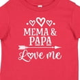 thumbnail image 4 of Inktastic Mema and Papa Love Me Boys or Girls Baby T-Shirt, 4 of 5
