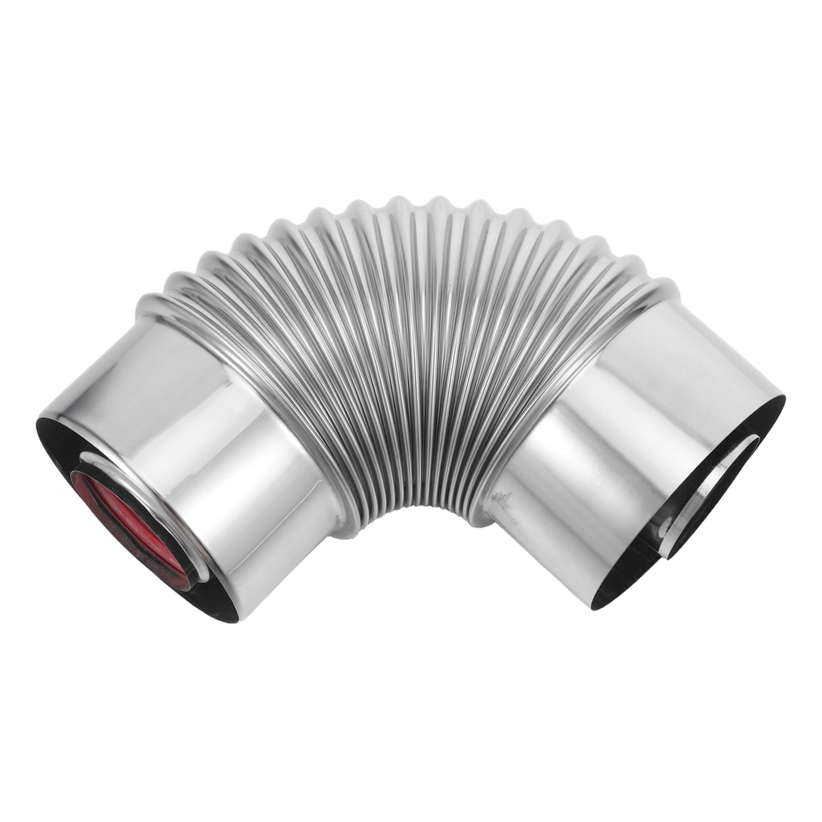 DEEPCRAFF Compact Stainless Steel Stove Pipe Elbow Leakproof Design for Tight Space Ventilation
