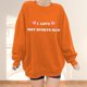 thumbnail image 3 of Gibobby Divertidas Sudaderas Moda de mujer Ocio Palabras de amor Amor Impresión Cuello redondo Manga larga Suelta Top Suéter sin sombrero 5 (Anaranjado, XXL), 3 of 4