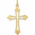 thumbnail image 5 of 10K Yellow Gold Cross Charm (32 X 21), 5 of 8