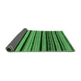 thumbnail image 2 of Ahgly Company Indoor Square Abstract Emerald Green Modern Area Rugs, 4' Square, 2 of 4
