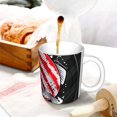 thumbnail image 3 of Disketp Largemouth Bass Fish in USA Large Coffee Mug with Handle Tea Cup Novelty Coffee Cup for Men Women Office Work, 3 of 6