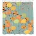 thumbnail image 3 of Ambesonne Aspen Tree Shower Curtain, Branches Autumn Leaves, 69"Wx75"L, Multicolor, 3 of 3