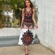 thumbnail image 5 of Vestido Largo Sin Mangas Para Mujer, Bohemian Pattern Traje Informal Para Cumpleaños, Verano, 5 of 5