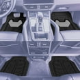 thumbnail image 4 of FH Group Universal Fit Bold Geometric Car Floor Mats with Trimmable Design  - Gray Full Set, 4 of 8