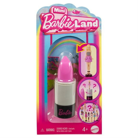 Mattel MTTHYF19 Mini Barbieland Core Barbie Dolls - Assortment - Set of 10