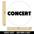 thumbnail image 2 of Concert Bold Text Self-Inking Rubber Stamp Ink Stamper - Red Ink - Medium 1 Inch, 2 of 7