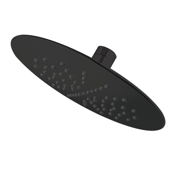 Single Setting 7 in. Rain Showerhead, Matte Black