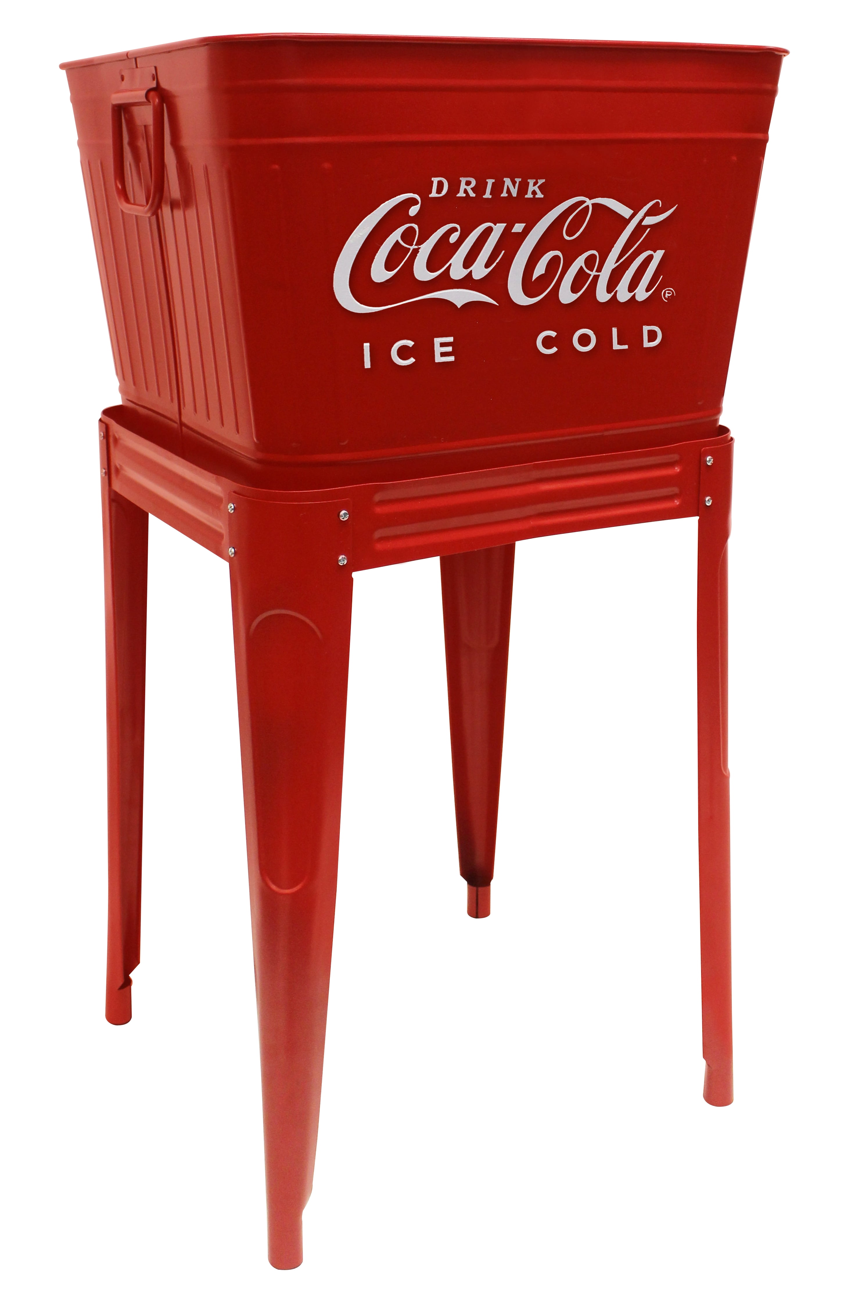 Leigh Country CP 98092 Red 42 Qt. Steel Coca-Cola Wash Tub