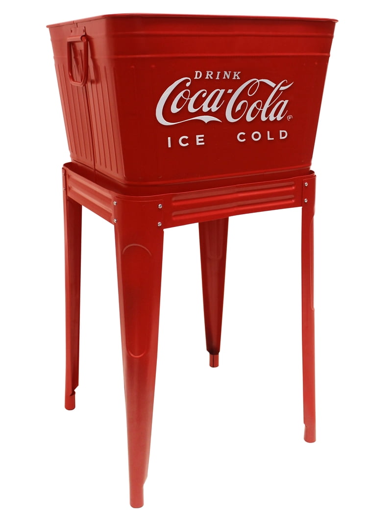 Leigh Country CP 98092 Red 42 Qt. Steel Coca-Cola Wash Tub With