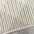 thumbnail image 5 of Bestier Rectangle Geometric Machine Braided Polypropylene Area Rug in Beige, 2" x 3", 5 of 8